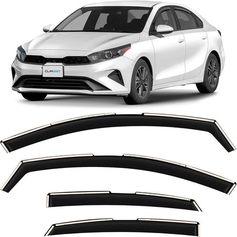 CLIM ART in-Channel Incredibly Durable Rain Guards for Kia Sportage 2023-2026, Original Window Deflectors, Vent Window Visors, Vent Deflector, 4 pcs. - 623043 in Saudi Arabia