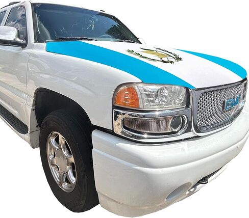Puerto Rico Car Hood Flag Cover 4x5 Ft – Bandera para Cofre de Carro with Triangle Clips | Fits Cars, Trucks, SUVs, Pickups & Jeep | Puerto Rican Day Parade, Latin Festival, World Cup 2026, July 4 in Kuwait