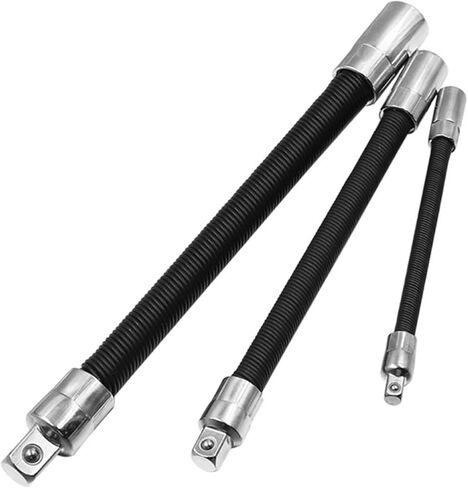 1/4 3/8 1/2 Impact Socket Set Flexible Extension Rod Drive Adapter Socket Spanner Mechanical Workshop Tool for Wrench Automotive in Saudi Arabia