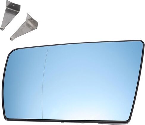 ACROPIX Car Rearview Left Driver Side Mirror Glass for Mercedes C-CLASS W202 E CLASS S210/W210 S-CLASS W140 with Backing Plate - Pack of 1 in Kuwait