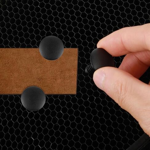 80 Pcs 8mm Honeycomb Pins for Laser Engraver Machine and Laser Cutter Engraver Accessories for Precision Engraving Supplies (Black) in Saudi Arabia