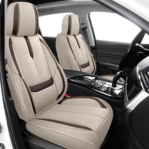 ILMO 5PCS Nappa Leather Seat Covers for Ford Bronco Sport 2021-2026 – Memory Foam Padded, Scratch-Resistant Front Seat Covers (Black & Green) in Saudi Arabia