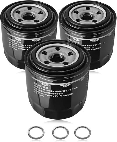 3 عبوات من فلاتر الزيت وحشيات السحق تحل محل 15208AA170 803916010 مناسبة لسوبارو WRX 2015-2024 Outback Turbo Outback Wilderness 2026 BRZ 2022-2024 in Kuwait