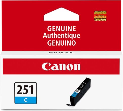 Canon CLI-251 Cyan Compatible to iP7220,iP8720,iX6820,MG5420,MG5520/MG6420,MG5620/MG6620,MG6320,MG7120,MG7520,MX922/MX722 Printers in Saudi Arabia