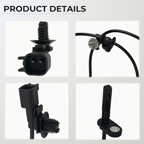 ABS Wheel Speed Sensor 118876100A 0265011597 1188761-00-A 1044761-00-E 1044761-00-F Front Left or Right Driver or Passenger Side Compatible with Tesla Model 3 2017-2024, Tesla Model Y 2020-2024 in Saudi Arabia