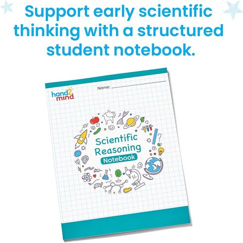 hand2mind Scientific Reasoning Notebook, Grades K–2, Elementary Classroom Must Haves, Science Teacher Supplies, STEM Lab Notebooks for Kids (Set of 10) in Kuwait