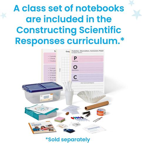 hand2mind Scientific Reasoning Notebook, Grades K–2, Elementary Classroom Must Haves, Science Teacher Supplies, STEM Lab Notebooks for Kids (Set of 10) in Kuwait