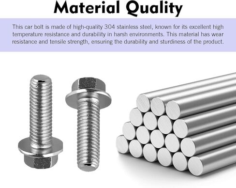 14 PCS Car Ignition Coil Mounting Bolt Screws, M8 x 20mm Metric Thread Hex Screw, Car Engine Coil Flange Bolt Fastener Replacement, Universal for Most Cars, SUVs, Trucks (Silver) in Saudi Arabia