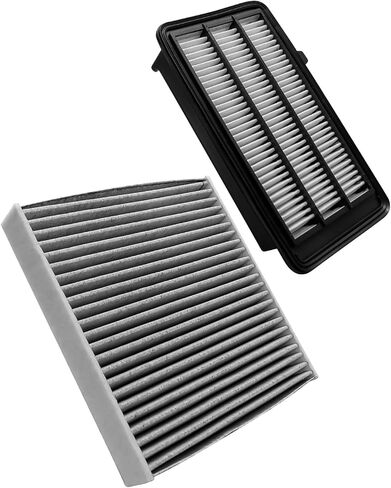 TIKSCIENCE Cabin and Engine Air Filter Replace 80291-T5R-A01 Fit for Honda CR-V 2017-2022 1.5L Civic 2016-2021 1.5L Replace 80291-TF0-E01 80292-TBA-A11 CAF1873P CA12050 in Kuwait