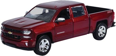 Motormax 2017 1/27 Scale Chevrolet Silverado 1500 Crew Cab Pickup Truck diecast Model in Saudi Arabia