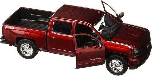 Motormax 2017 1/27 Scale Chevrolet Silverado 1500 Crew Cab Pickup Truck diecast Model in Saudi Arabia