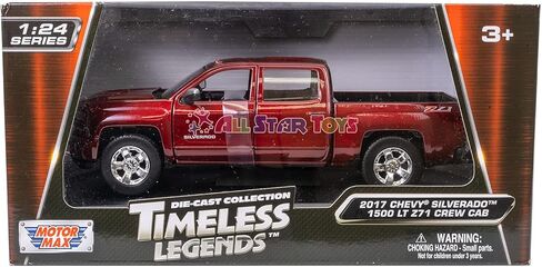 Motormax 2017 1/27 Scale Chevrolet Silverado 1500 Crew Cab Pickup Truck diecast Model in Saudi Arabia