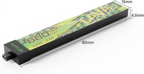 بطارية BETAFPV 4pcs Lava II 680mAh 1S 3.8V 95C LiHV مع موصل BT2.0، متوافقة مع 1S Tiny Whoop Drone Quadcopter مثل Air75 وMeteor75 Pro 1S بدون طيار in Kuwait