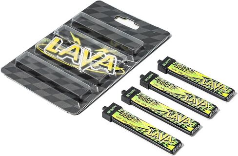 بطارية BETAFPV 4pcs Lava II 680mAh 1S 3.8V 95C LiHV مع موصل BT2.0، متوافقة مع 1S Tiny Whoop Drone Quadcopter مثل Air75 وMeteor75 Pro 1S بدون طيار in Kuwait