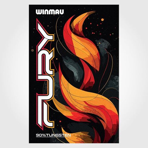 Winmau Fury 90% Tungsten Darts with Prism Flights and Vecta Shafts (Stems) in Saudi Arabia