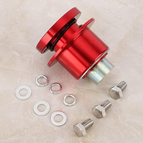 Bnineteenteam Steering Wheel Hub Kit, Car Quick Release 360° Steering Wheel Hub Adapter Kit Fit for 310-101 (Red) in Kuwait
