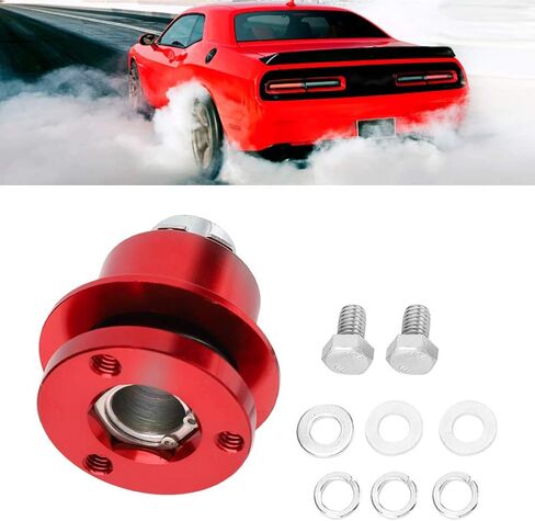 Bnineteenteam Steering Wheel Hub Kit, Car Quick Release 360° Steering Wheel Hub Adapter Kit Fit for 310-101 (Red) in Kuwait
