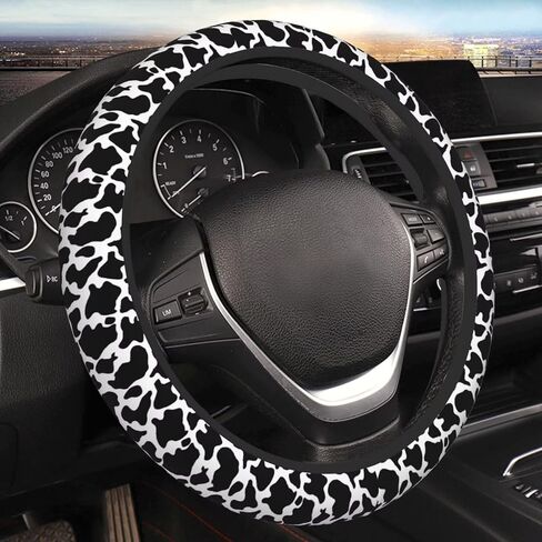 Cute Dog Paw Steering Wheel Cover Green Anti-Slip Car Wheels Wrap Covers Vintage Boho 14.5 to 15 Inch Steering Wheels Protective in Saudi Arabia