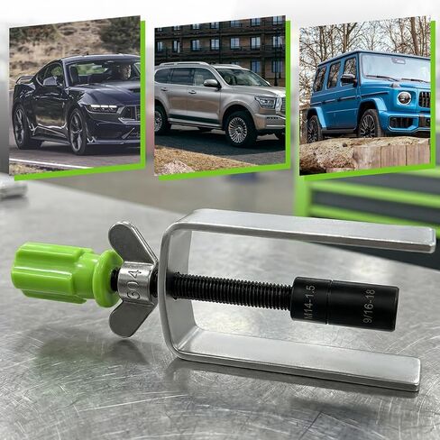 Steering Wheel Lock Plate Remover, Steel Wheel Lock Plate Compressor Puller Tool with Reversible Adapter, Removal & Installation of Snap Rings Wheel Accessories for Most Cars in Saudi Arabia
