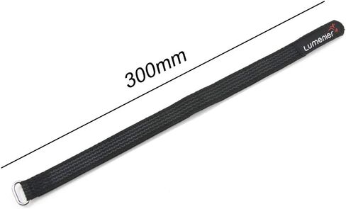 Lumenier Indestructible Kevlar Lipo Strap - 16x300mm (3pcs) - 0.3 - Black in Kuwait