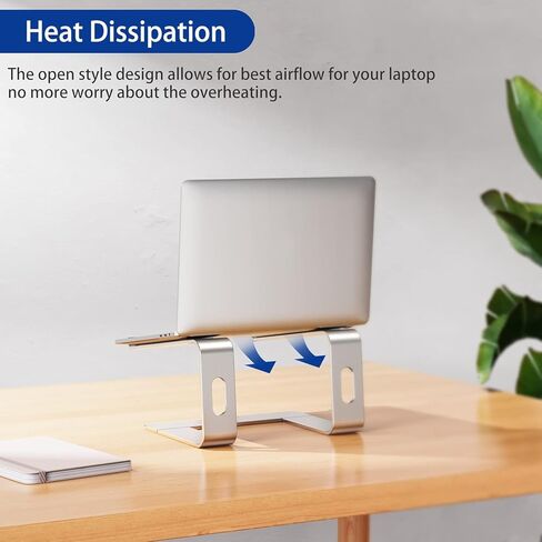 Aluminum Laptop Stand, Ergonomic Detachable Computer Stand, Notebook Riser Compatible with Air, Pro, Dell, HP, Lenovo More 10-15.6" Laptops in Saudi Arabia