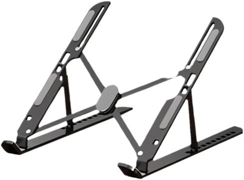 Portable Laptop Stand, Adjustable Laptop Holder Riser Computer Stand for Desk Notebook Mount, Foldable Aluminum Alloy Computer Riser in Kuwait