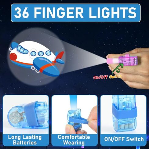 36PCS Transportation LED Finger Lights Traffic Party Favors Glow in the Dark Light Up Finger Lights Traffic Car Themed Toys Bulk for Birthday Party Goodie Bag Stuffer Birthday Gifts Classroom Prize in Saudi Arabia