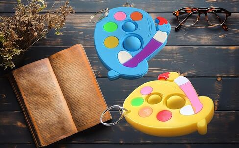 30 Packs Paint Mini Pop Fidget, Autism Sensory Birthday Birthday Party Favors Gifts for School Classroom, Adult and Kids in Kuwait
