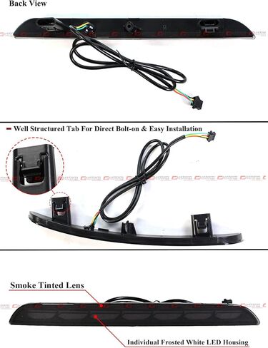 Rear Bumper Side Reflector Smoked Lens LED Sequential Light Compatible for 2022-2026 Honda Civic Sedan in Kuwait