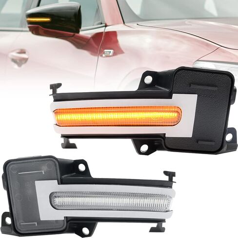 مجموعة مصابيح إشارة الانعطاف الجانبية LED العنبر العازلة لعام 2021 2022 2023+ Acura TLX MDX Led مرآة البركة علامة سحب الضوء الوامض أضواء وقوف السيارات عدسة واضحة in Kuwait