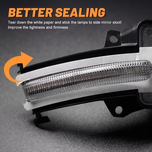 مجموعة مصابيح إشارة الانعطاف الجانبية LED العنبر العازلة لعام 2021 2022 2023+ Acura TLX MDX Led مرآة البركة علامة سحب الضوء الوامض أضواء وقوف السيارات عدسة واضحة in Kuwait