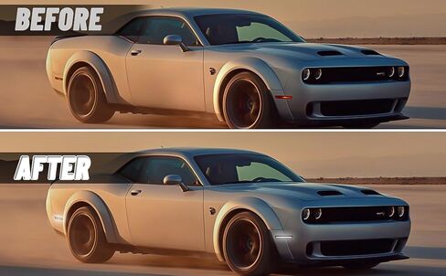 Bestview Smoked Lens LED Side Marker Lights for Dodge Challenger 2015-2023, Front Rear Bumper Marker Lamps, White(4 PCS) in Kuwait
