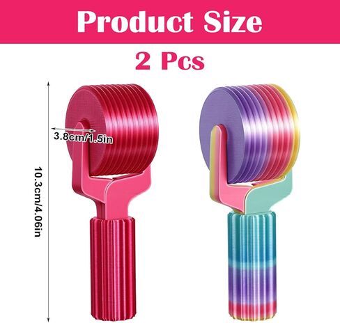 MSHHDK 2 Pack Diamond Art Roller Detachable Diamonds Art Rollers Easy-Grip Hand Diamond Roller Essential DIY Craft Tool Detachable Diamonds Accessories Tool for Rhinestone Embroidery in Saudi Arabia