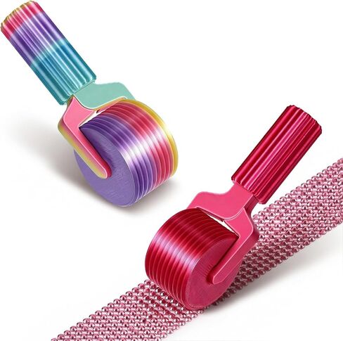 MSHHDK 2 Pack Diamond Art Roller Detachable Diamonds Art Rollers Easy-Grip Hand Diamond Roller Essential DIY Craft Tool Detachable Diamonds Accessories Tool for Rhinestone Embroidery in Saudi Arabia