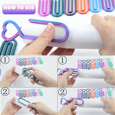 4pcs Diamond Art Canvases Roller Clips, Large Paper Clip Holder for Diamond Painting, Canvas & Paint Paperclips for 5D DIY Art, Plastic Paper Needle for Diamond Art Kits for Adults (Black Purple) in Saudi Arabia