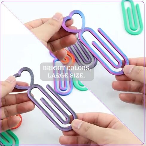 4pcs Diamond Art Canvases Roller Clips, Large Paper Clip Holder for Diamond Painting, Canvas & Paint Paperclips for 5D DIY Art, Plastic Paper Needle for Diamond Art Kits for Adults (Black Purple) in Saudi Arabia