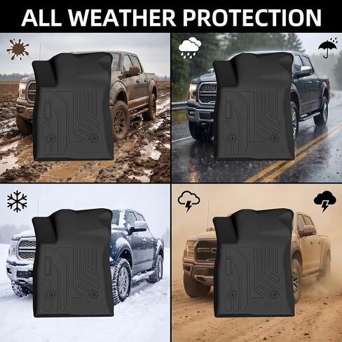 Floor Mats for 2024-2026 Chevrolet Trax/Buick Envista, All Weather TPE Trunk Mat WearResistant Odorless All‑Season Universal Trax Envista Car Interior Custom Accessories, Black in Saudi Arabia
