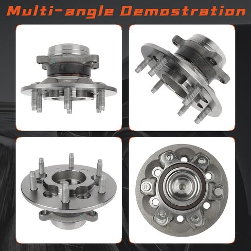 RWD 2WD 515120 Front Left/Right Wheel Hub and Bearing Assembly for Chevrolet Colorado 2009-2012 for GMC Canyon 2009-2012, 6Lug s w/ABS (SKF: BR930702 Dorman: 951-246) in Kuwait