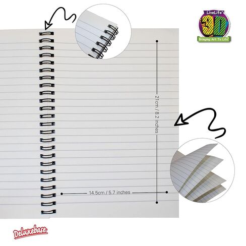3D LiveLife Notebooks - The Head of the Herd from Deluxebase. Ruled 8.2" x 5.7" Medium Notepad. 80 Page Spiral Bound Notebook with Lenticular Bison Cover. Wild Animal Journal for Women and Men. in Kuwait