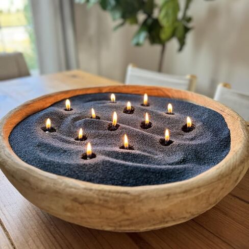 Foton Pearled Candle Grande Bag 64oz - Maroon Unscented Non Toxic Luxury Long Lasting Powder Candles - Refillable Candle Sand with 100 Wicks for Candle Making in Saudi Arabia