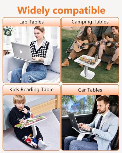 Portable Lap Desk,Kids Book Reading Stand for Bed,Car,Sofa,Floor,Adjustable Laptop Bed Table Tray for Working,Reading,Writing,Dining in Saudi Arabia