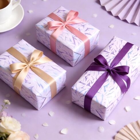 MTWENWENZY K Pop Wrapping Paper Roll K-D-Hunters Birthday Party Favor Demon Energy Pattern Gift Packing Wrap Craft Paper for Anime Themed Birthday Baby Shower Party Supplies, 17 in x 32.8 ft in Kuwait
