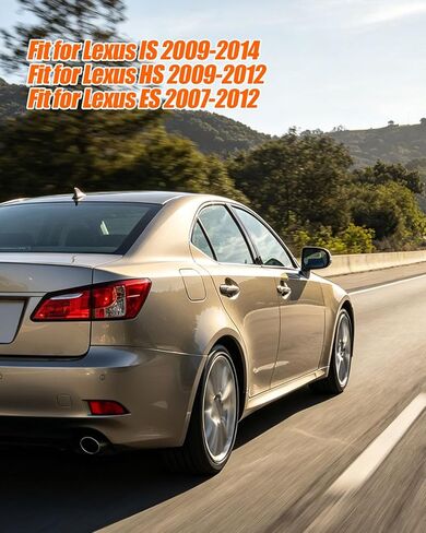 زجاج مرآة ساخن جانب الركاب متوافق مع Lexus IS 2009-2014 HS 2009-2012 ES 2007-2012، استبدال زجاج المرآة المحدبة للجانب الأيمن للسيارة 8793153400 8793175060 8791033760 8793153410 8793133760 in Kuwait