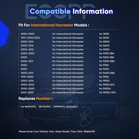 محرك منفاخ ECCPP مناسب لـ 1997-2014 الحاصدة الدولية 5500i 5600i 9900i 5900i 9200i SBA 9400i SBA 9900ix 9100i SBA 9900i SFA 9900ix SFA 3000 5000 9200 SBA 9300 9400 9900 استبدال منفاخ التيار المتردد in Kuwait