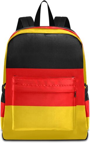 Germany Flag Large Portable Laptop Backpack Durable Travel Computer Bag for Men Women School Bookbag Work in Kuwait