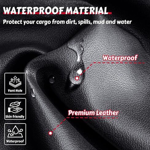 for Lexus Rx 350 Car Seat Covers Full Set, Leather Seat Covers for Car,Lumbar Muscle Pain Healing Function, Waterproof Automobile Seat Protector with Lumbar Support(Black) in Saudi Arabia