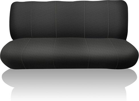 Custom Fit Bench Seat Covers for Chevy 1973-1999 C/K Series Full Size Classic Trucks, Without Headrests, Knitted Mesh Fabric with Soft Foam Lining - Black in Saudi Arabia