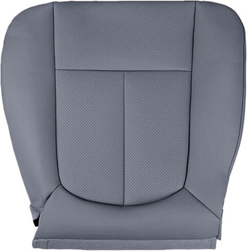 SecosAutoparts Gray Front Driver Side Bottom & Foam Cushion Replacement Leather Seat Cover Compatible with Ford F150 Lariat 2009 2010 2011 2012 2013 2014 in Kuwait