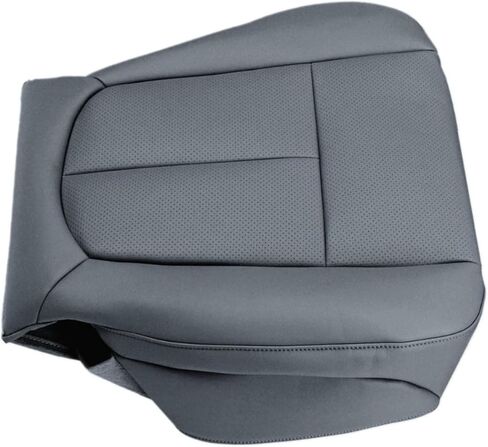 SecosAutoparts Gray Front Driver Side Bottom & Foam Cushion Replacement Leather Seat Cover Compatible with Ford F150 Lariat 2009 2010 2011 2012 2013 2014 in Kuwait