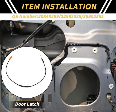 1 Pc Door Latch Release Cable for Chevrolet Silverado for GMC Sierra 1500 2500 HD 2007-2013 Inside Door Handle Latch Cable Door Lock Cable No.20849299 in Kuwait